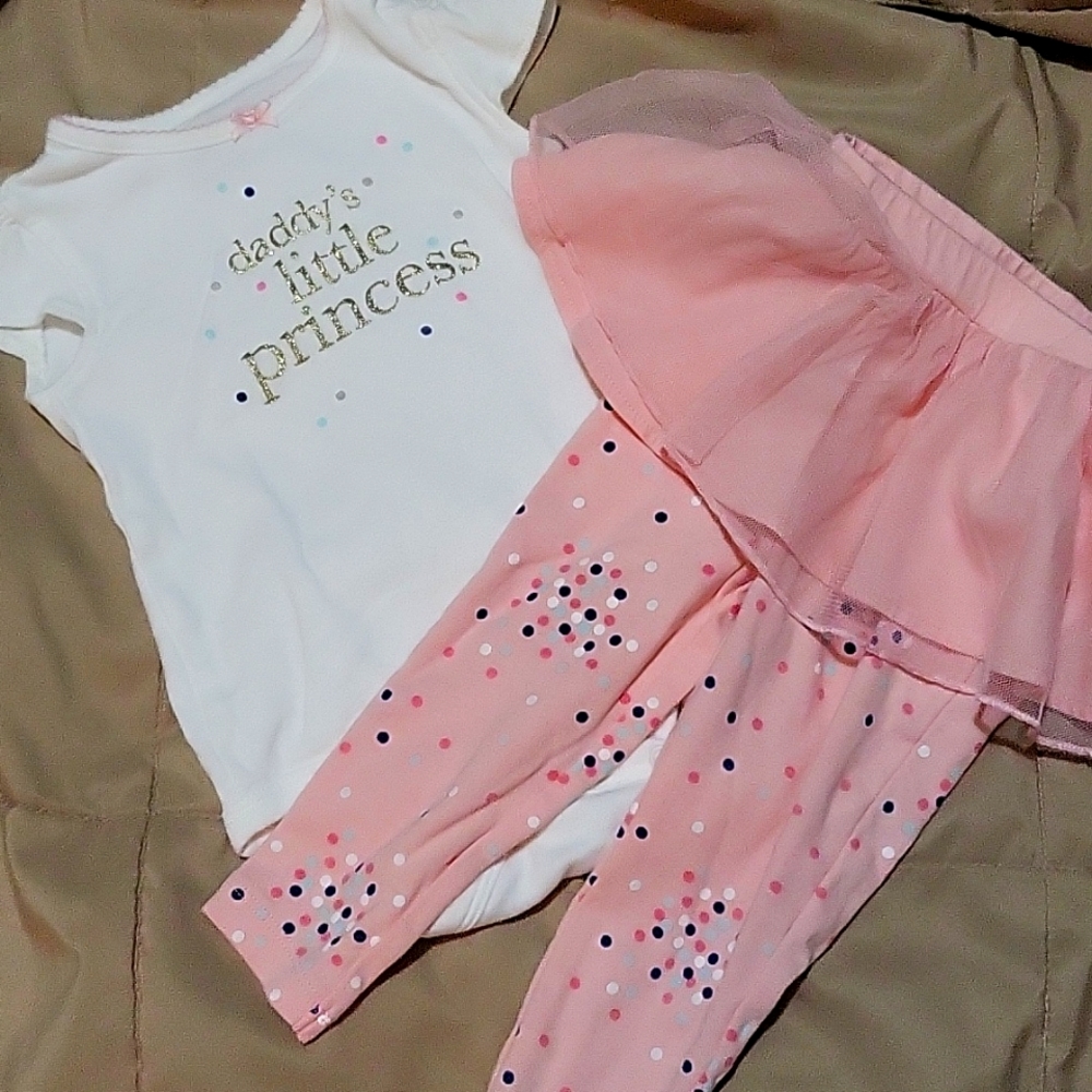 Carter's 12m Daddy's Princess outfit